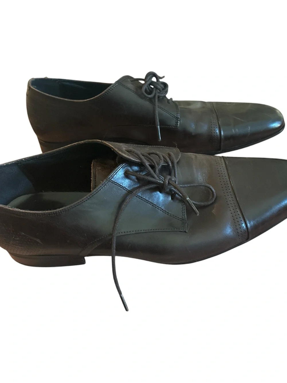 Aldo ALDO Belair Cap Toe Oxford Dress Shoes men's Coco Brown leather